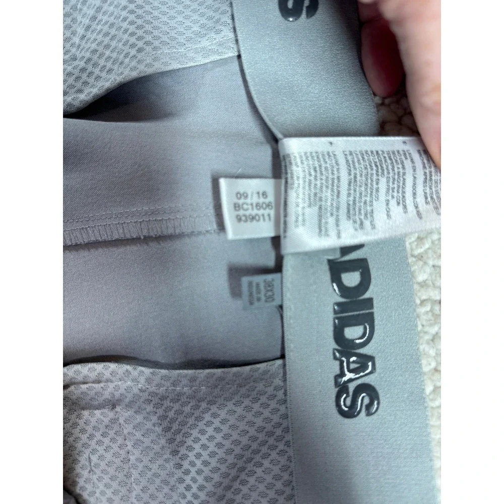 Adidas Ultimate Golf Pants Mens 38x30 Grey Flat Front Stretch BC1606 Trousers